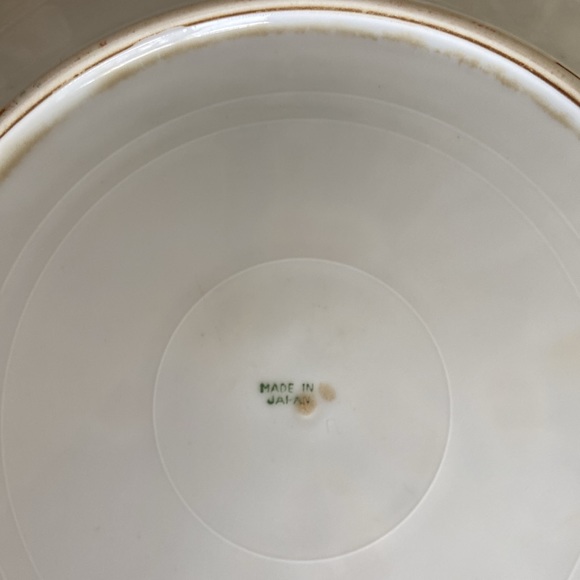 2 oriental plates euc Vintage made in Japan matching - Picture 4 of 5